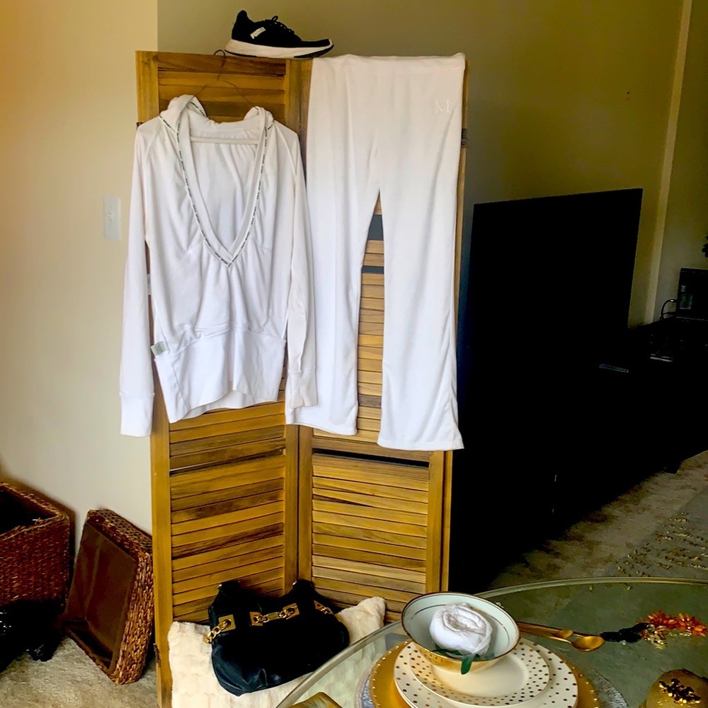 Max Sport White Terry suit (only worn once)
